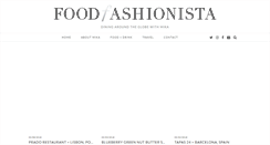 Desktop Screenshot of foodfashionista.com