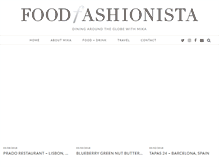 Tablet Screenshot of foodfashionista.com